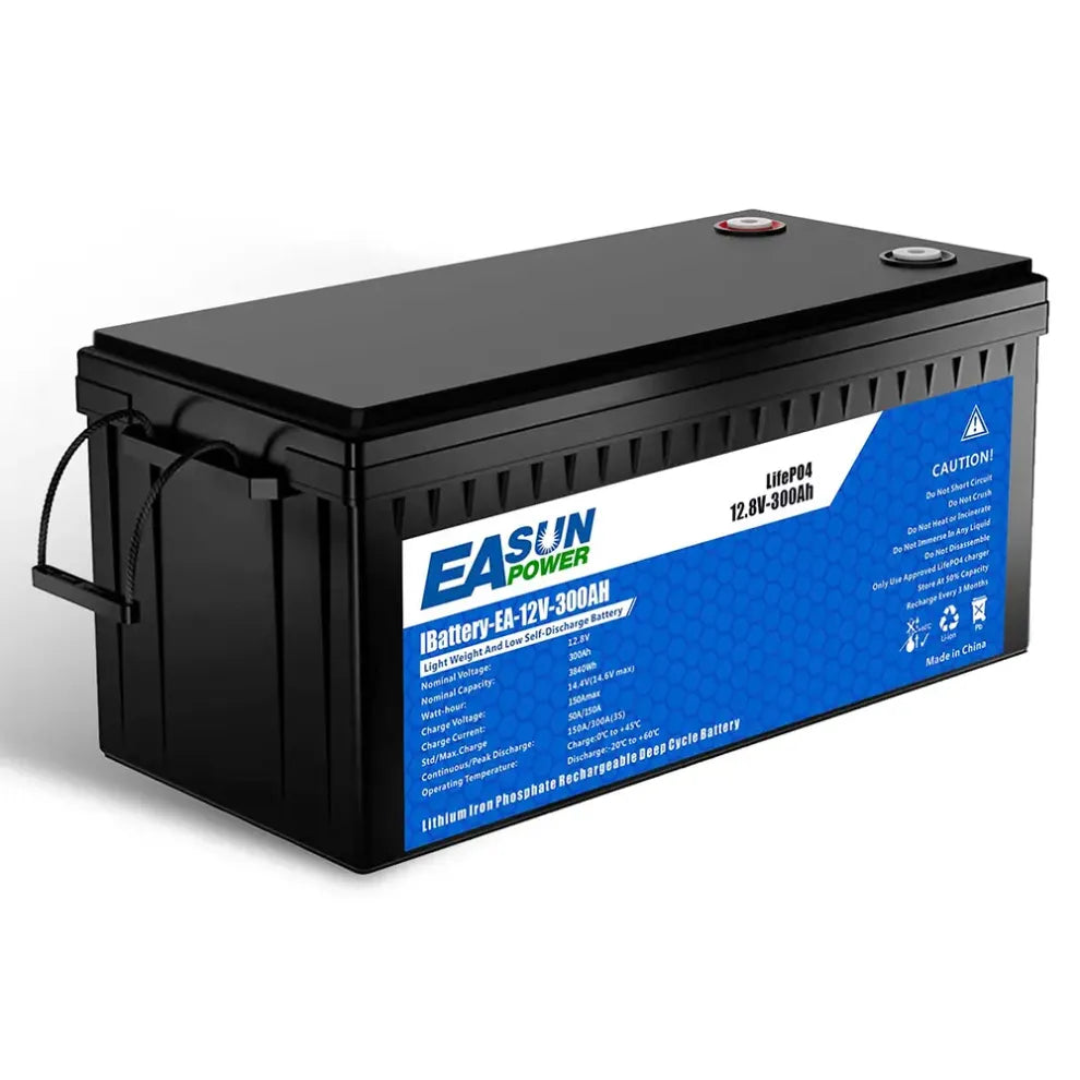 EASUN POWER LiFePO4-akku 12V/24V – 100Ah ja 300Ah