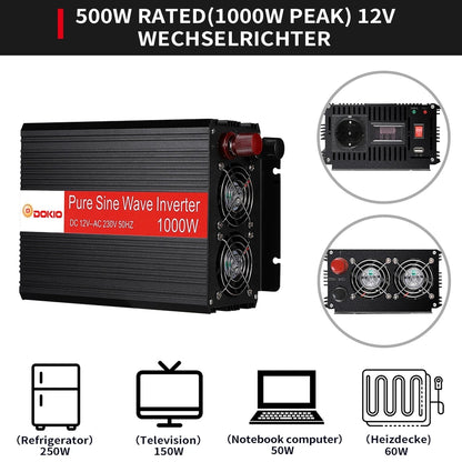 Taipuisa Aurinkopaneelijärjestelmä 100W/200W/400W Säätimellä