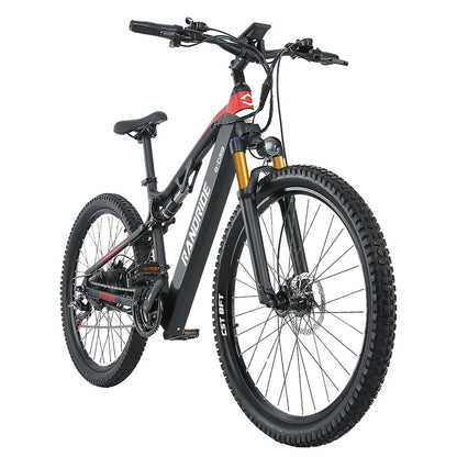 Randride 1000W Täysjousitettu Sähköpyörä Ilmaiskunvaimennuksella Maastopyörä EMTB Shimano
