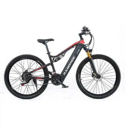 Randride 1000W Täysjousitettu Sähköpyörä Ilmaiskunvaimennuksella Maastopyörä EMTB Shimano