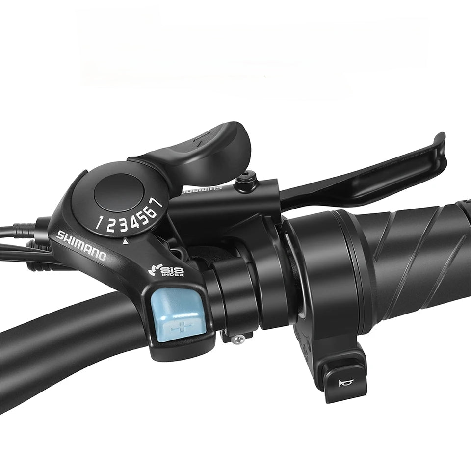 Randride 1000W Täysjousitettu Sähköpyörä Ilmaiskunvaimennuksella Maastopyörä EMTB Shimano