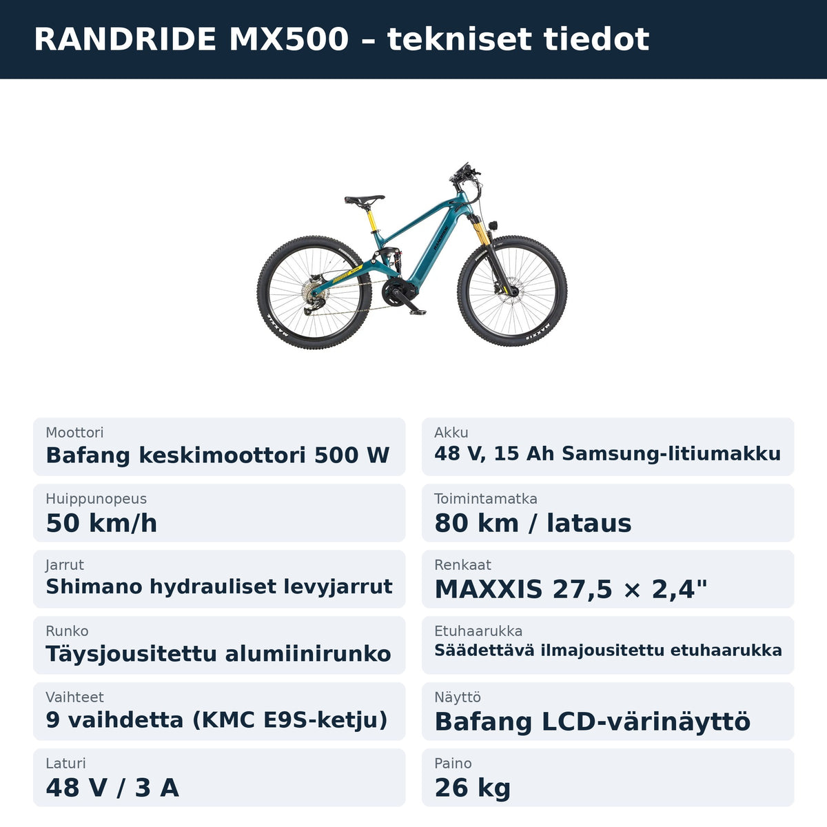 RANDRIDE MX500