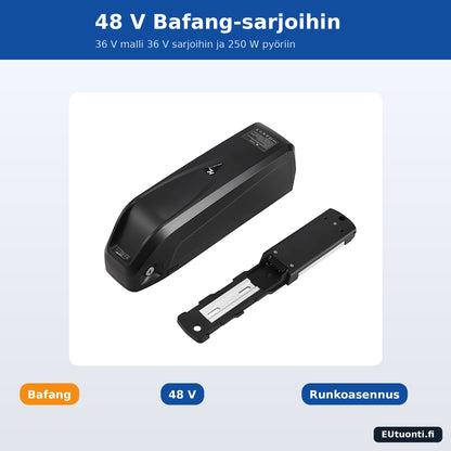 48 V runkoakku Bafang-muunnossarjoihin