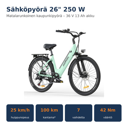HillMiles MileCity 1 sähköpyörä 26"