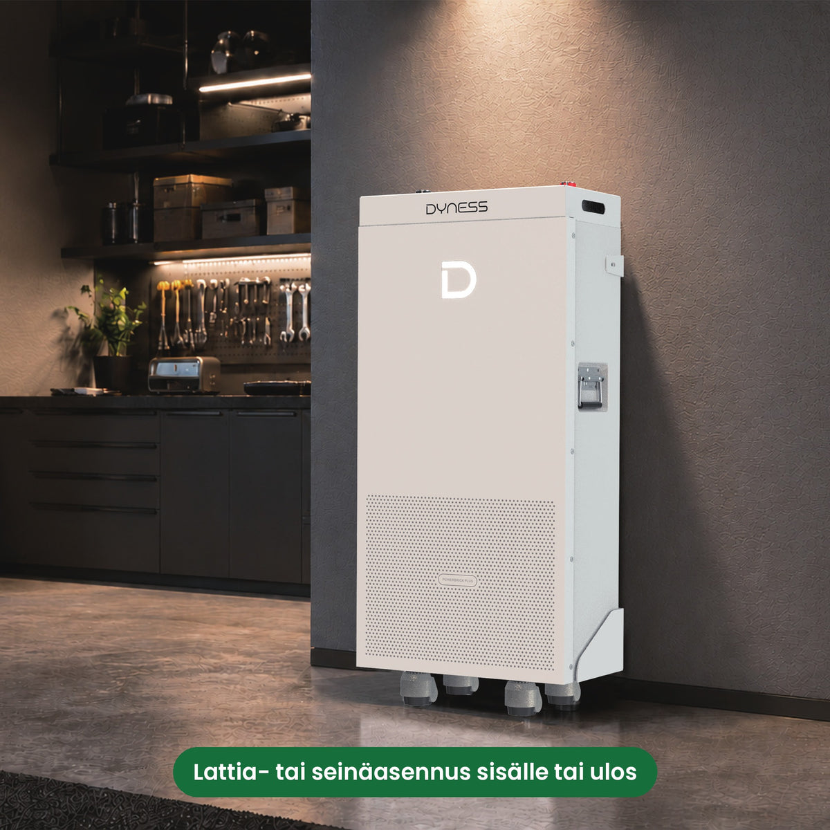 Dyness PowerBrick Plus kotiakku kodin teknisessä tilassa