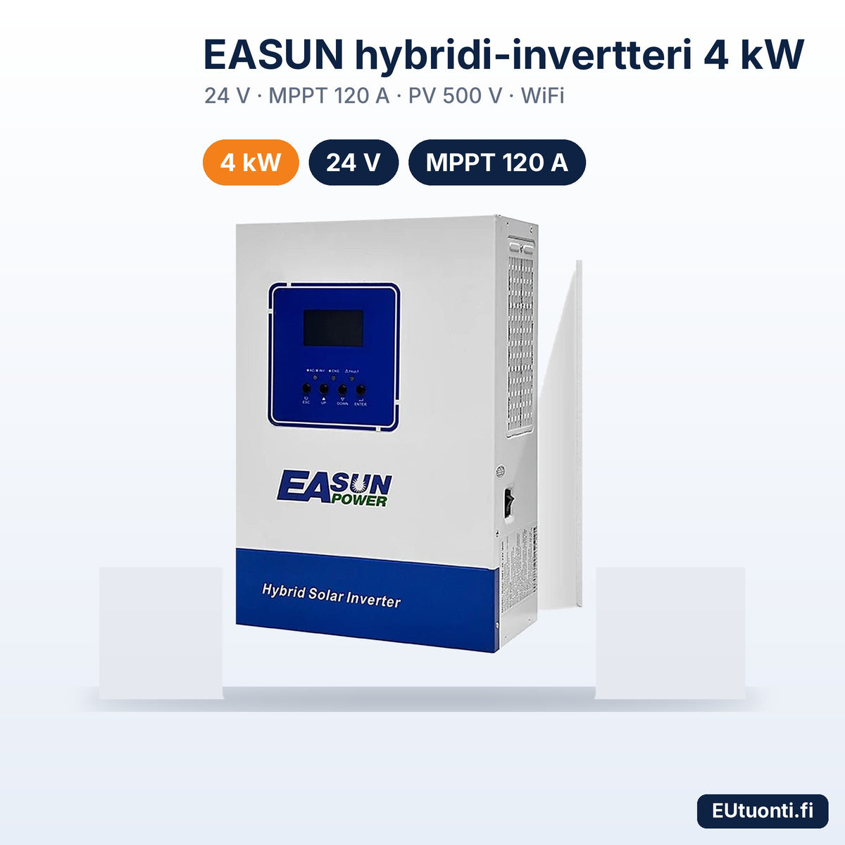 EASUN hybridi-invertteri 4 kW 24 V