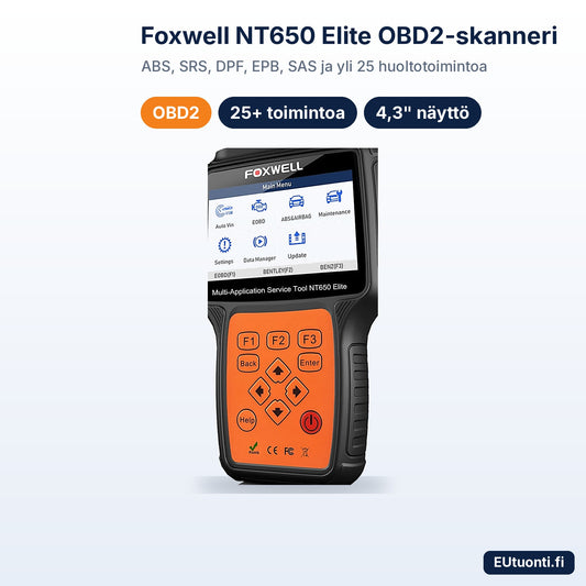 Foxwell NT650 Elite OBD2-vikakoodinlukija