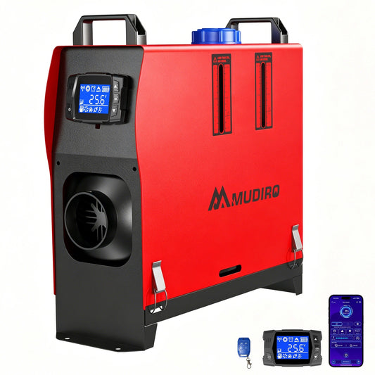 Mudiro 8 kW diesel-lisälämmitin all-in-one