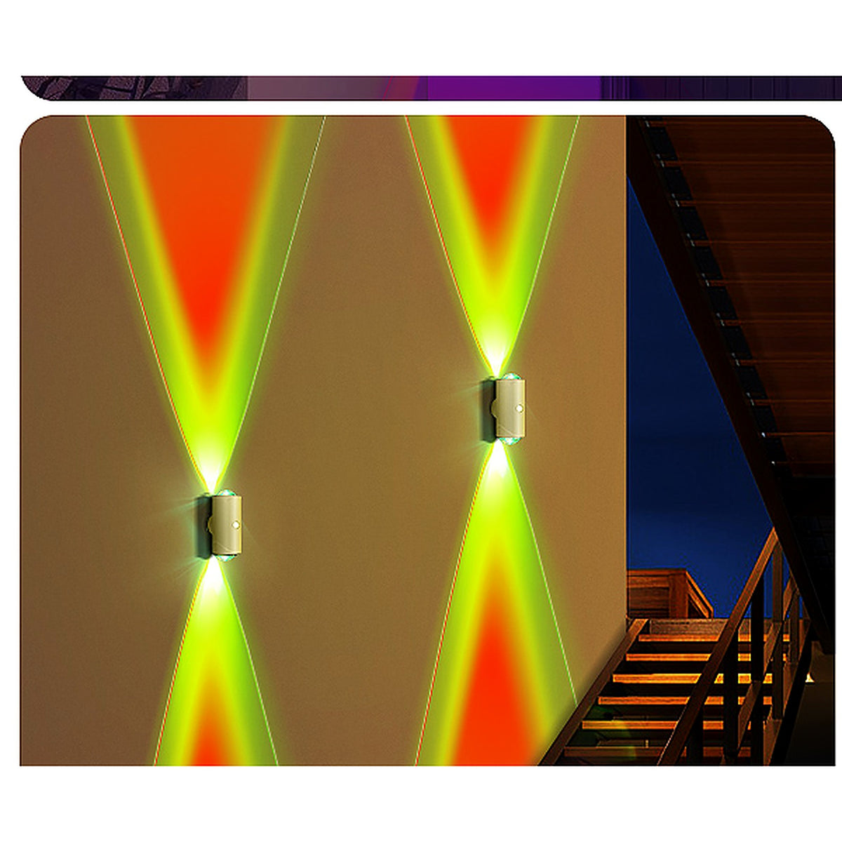 LED-seinävalot käytävässä