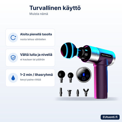 Lihashuoltovasaran turvallinen käyttö
