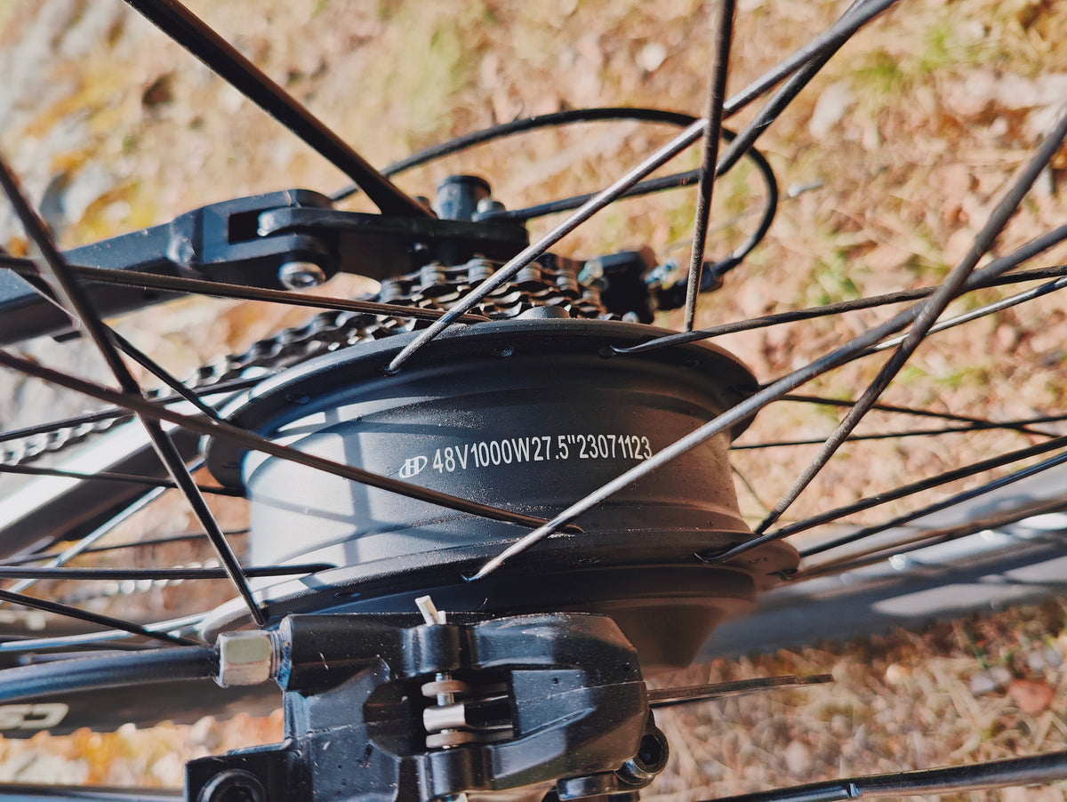 Randride 1000W Täysjousitettu Sähköpyörä Ilmaiskunvaimennuksella Maastopyörä EMTB Shimano