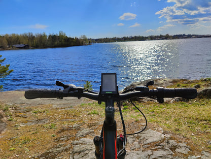 Randride 1000W Täysjousitettu Sähköpyörä Ilmaiskunvaimennuksella Maastopyörä EMTB Shimano
