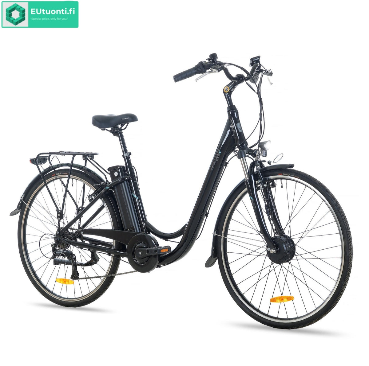 Pro Tour City Traveller 28", 7-Vaihteinen Sähköpyörä, Sähköpolkupyörä 250W