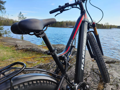 Randride 1000W Täysjousitettu Sähköpyörä Ilmaiskunvaimennuksella Maastopyörä EMTB Shimano