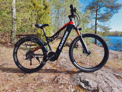 Randride 1000W Täysjousitettu Sähköpyörä Ilmaiskunvaimennuksella Maastopyörä EMTB Shimano
