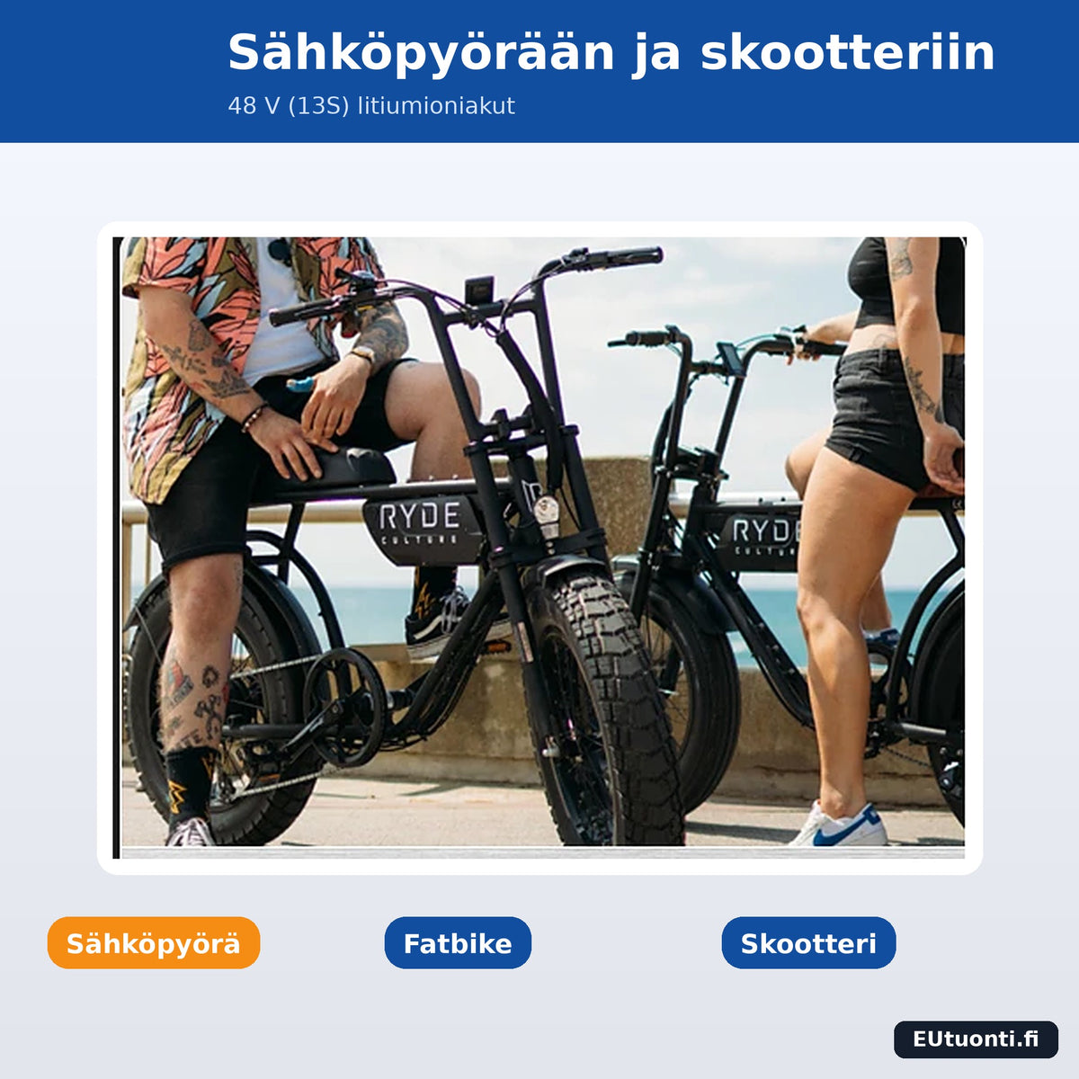 Käyttö sähköpyörässä