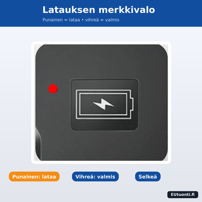Latauksen merkkivalo