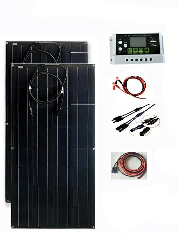 Taipuisa aurinkopaneeli ETFE 60W/110W/200W 12-24V 10-20A