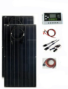 Taipuisa aurinkopaneeli ETFE 60W/100W/200W 12-24V 10-20A