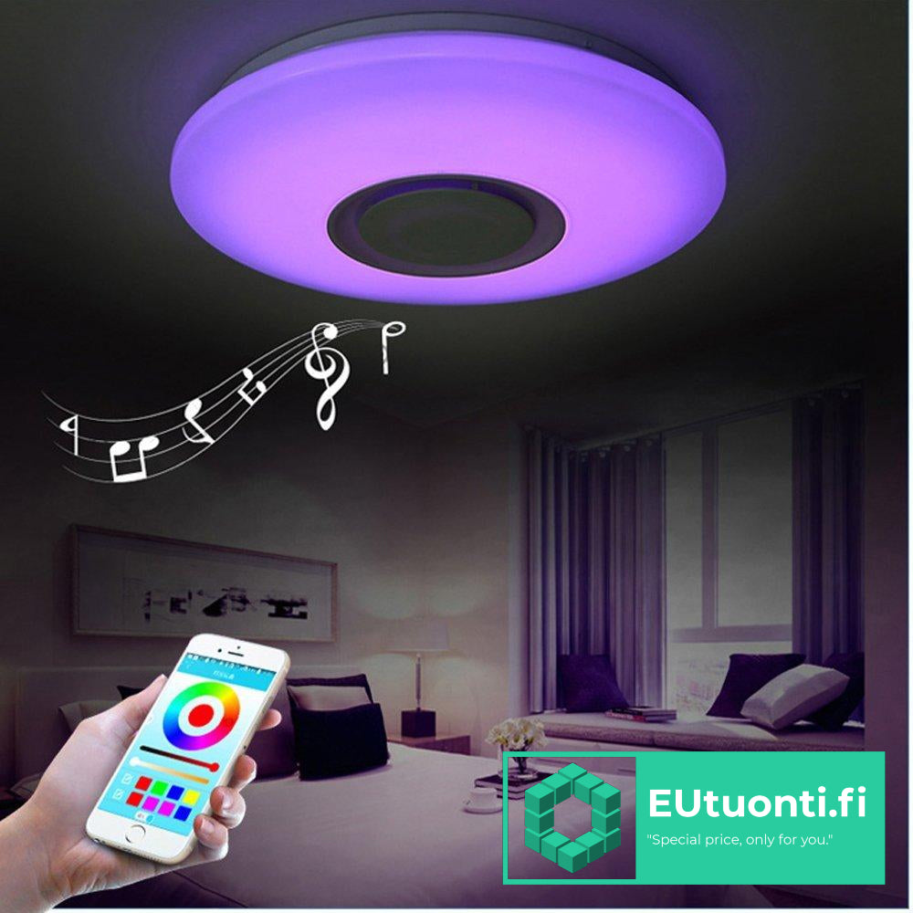 Circle Smart LED Kattovalaisin Bluetooth Kaiuttimella