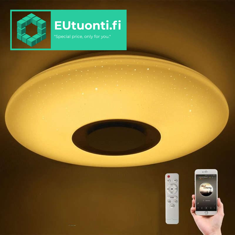 Circle Smart LED Kattovalaisin Bluetooth Kaiuttimella