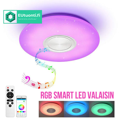 Circle Smart LED Kattovalaisin Bluetooth Kaiuttimella
