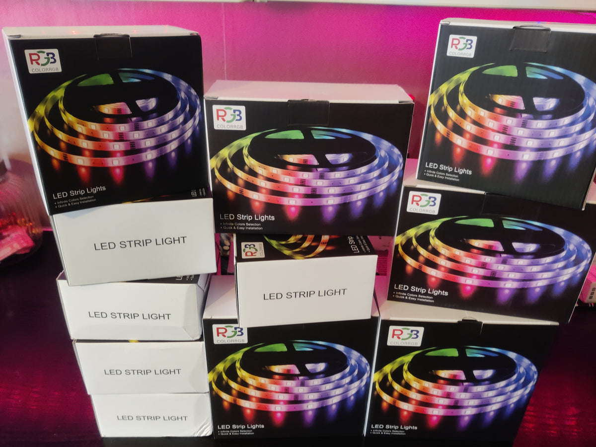 RGB Led-nauha 5/10/15/20/30m Musiikkisynkronointi/Bluetooth