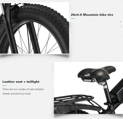 Gunai MX02S Sähkö Fatbike 1000W 26" 17Ah / Sähkömaastopyörä