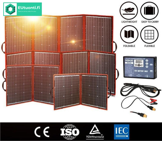 Salkkumallinen aurinkopaneelijärjestelmä 80W/100W/200W/300W 12-24V