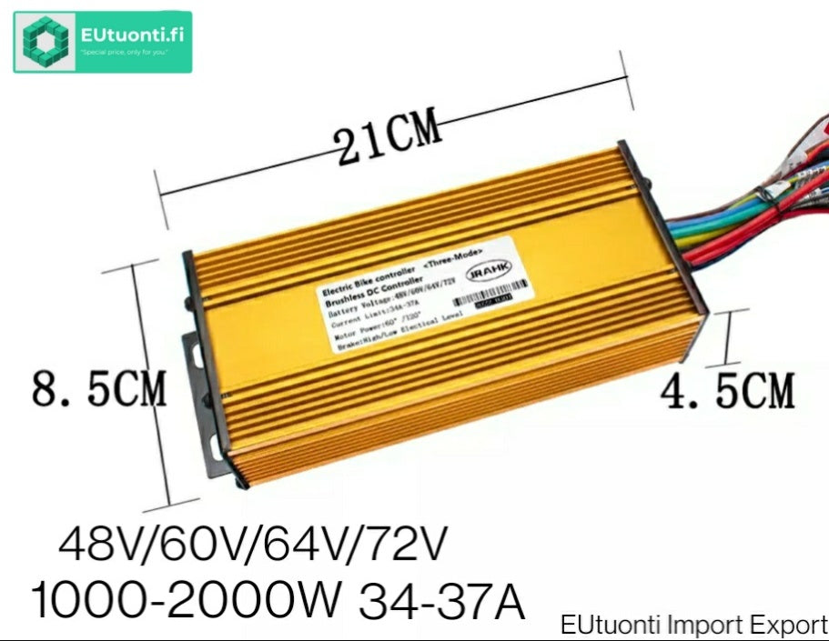 Yleismalli Siniaalto Kontrolleri 1000W-2000W 48V-72V