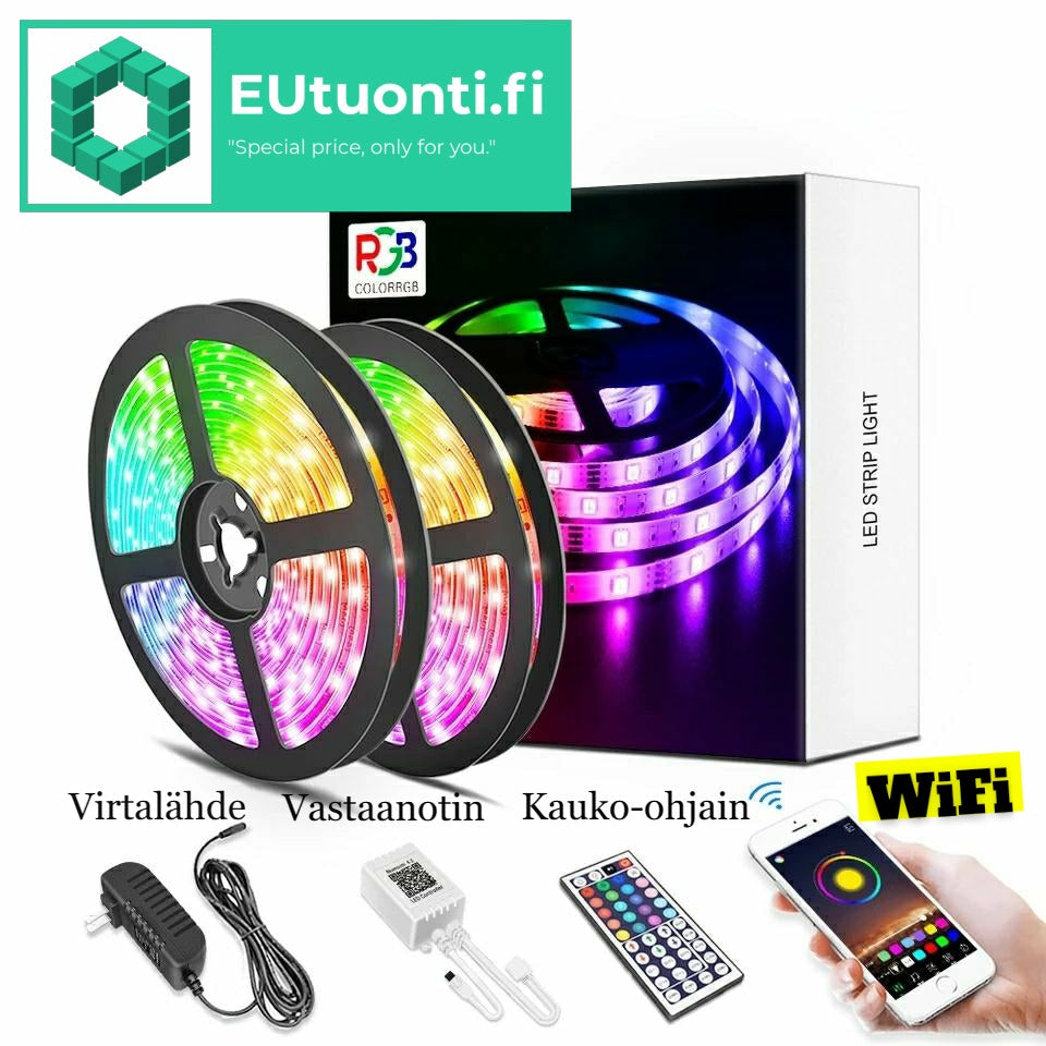 RGB WiFi Vesisuojattu 5/10/15/20/30M - EUtuonti.fi