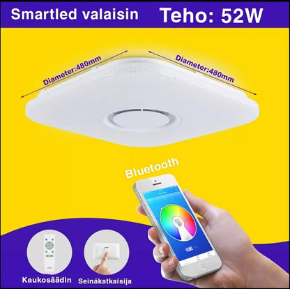 Moderni Smart LED WiFi Kattovalaisin Bluetooth Kaiuttimella