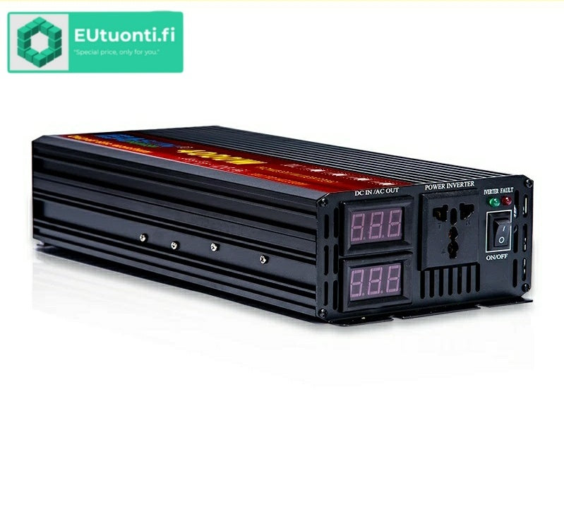 Puhdas Siniaaltoinvertteri 12V/24V - 230V - 2000/3000/4000/5000W