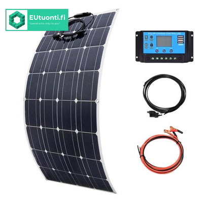 Taipuisa Aurinkopaneelijärjestelmä 100W/200W/400W Säätimellä