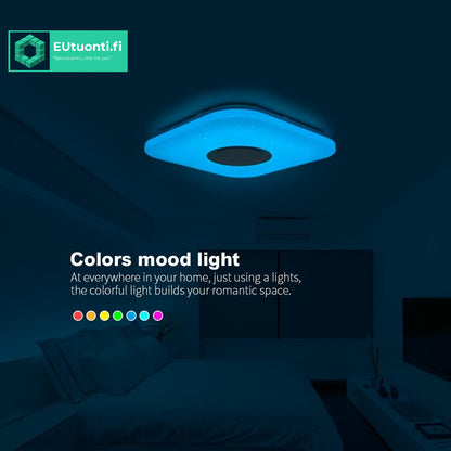 Moderni Smart LED WiFi Kattovalaisin Bluetooth Kaiuttimella