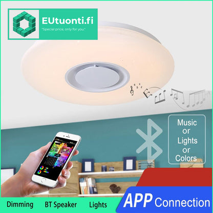 Circle Smart LED Kattovalaisin Bluetooth Kaiuttimella