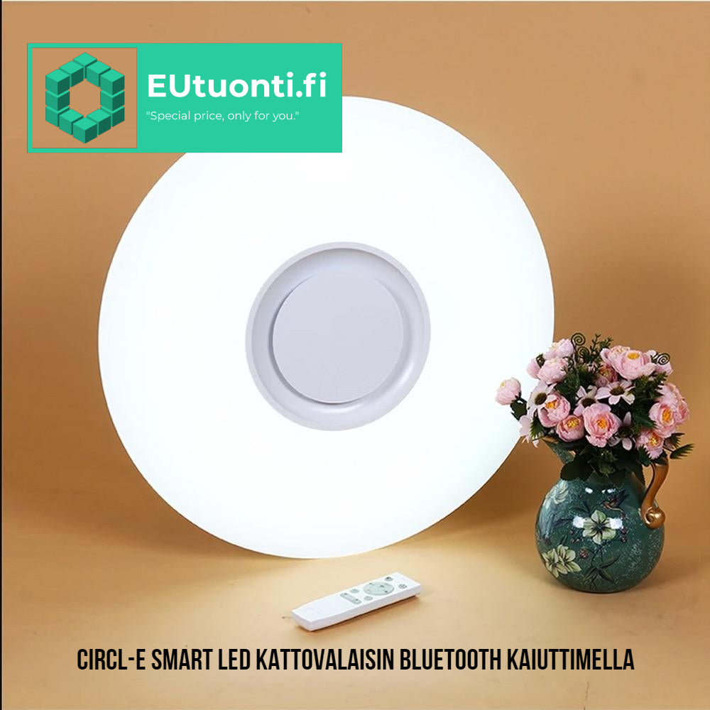 Circle Smart LED Kattovalaisin Bluetooth Kaiuttimella