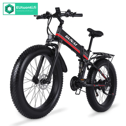 Gunai MX1 Taitettava E-Fatbike 1000W / Sähkömaastopyörä