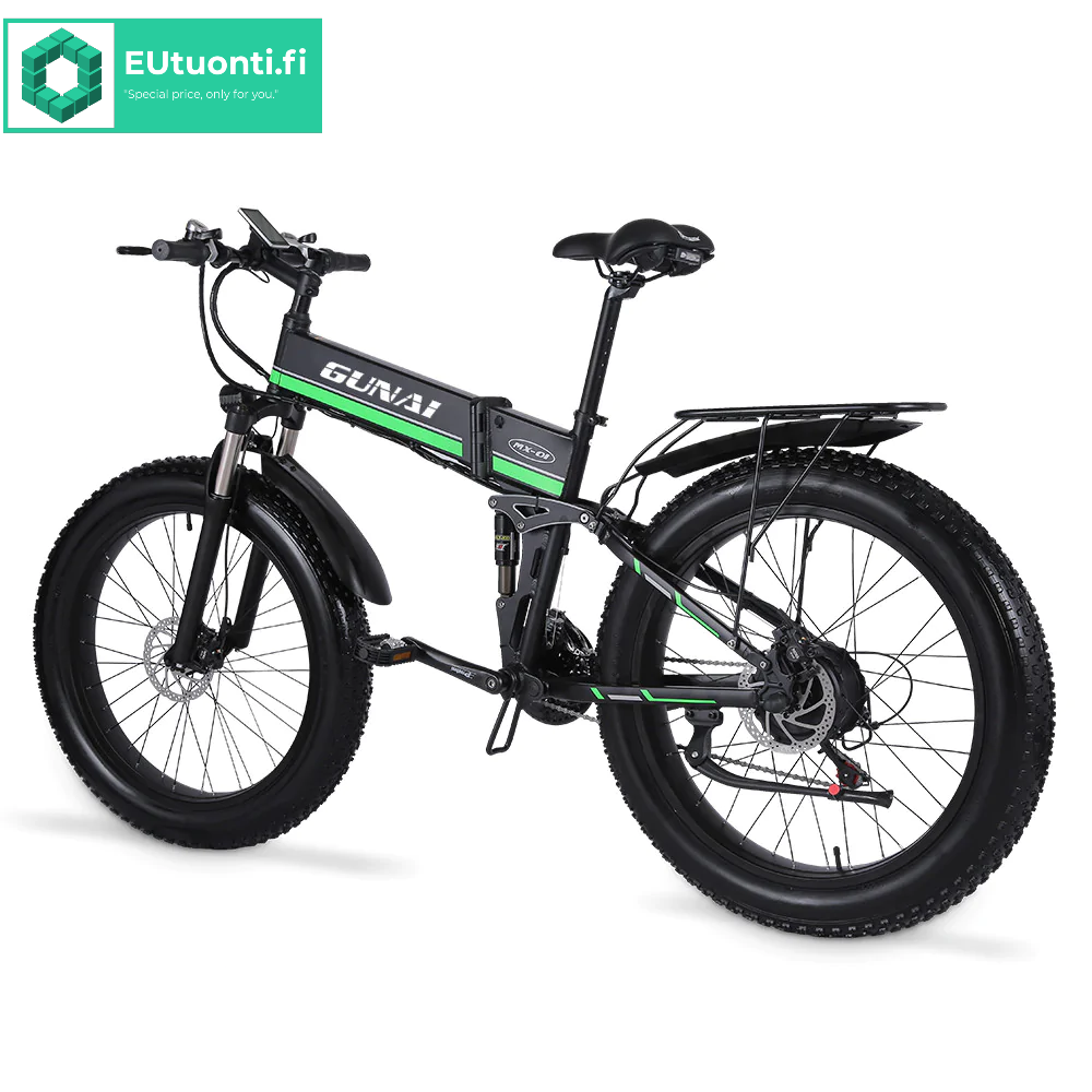 Gunai MX1 Taitettava E-Fatbike 1000W / Sähkömaastopyörä