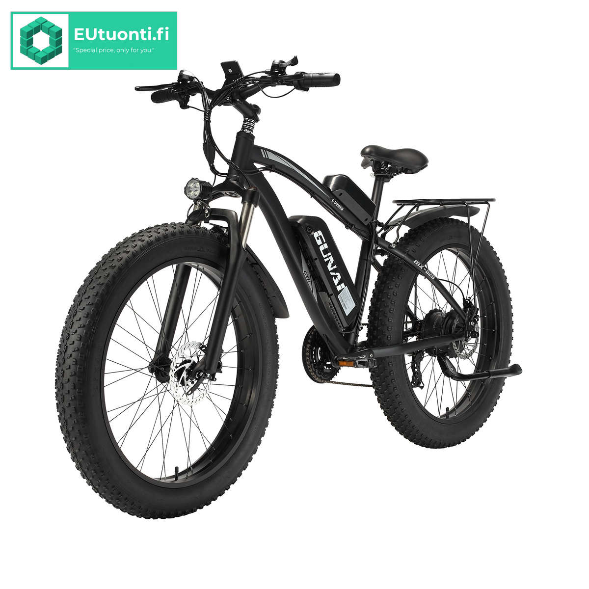 Gunai MX02S Sähkö Fatbike 1000W 26" 17Ah / Sähkömaastopyörä