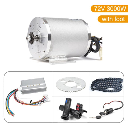 3000W 72V Harjaton Sähkömoottori asennuspaketti Tee-Se-Itse DIY