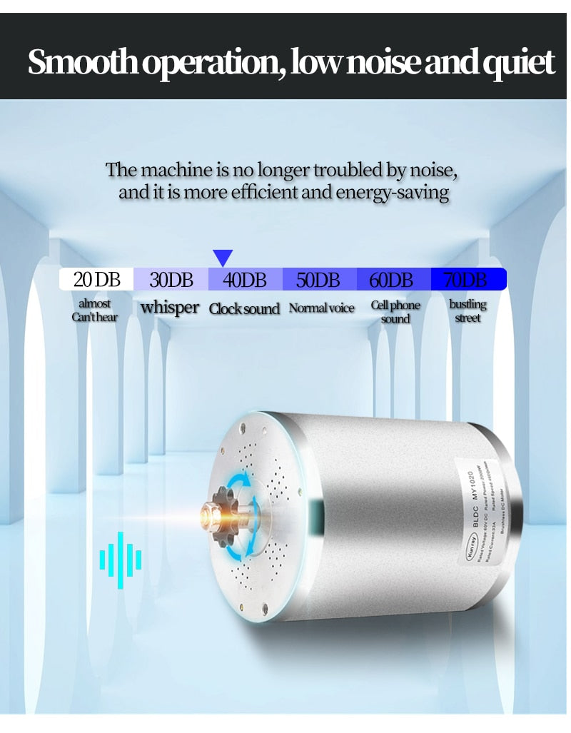 3000W 72V Harjaton Sähkömoottori asennuspaketti Tee-Se-Itse DIY